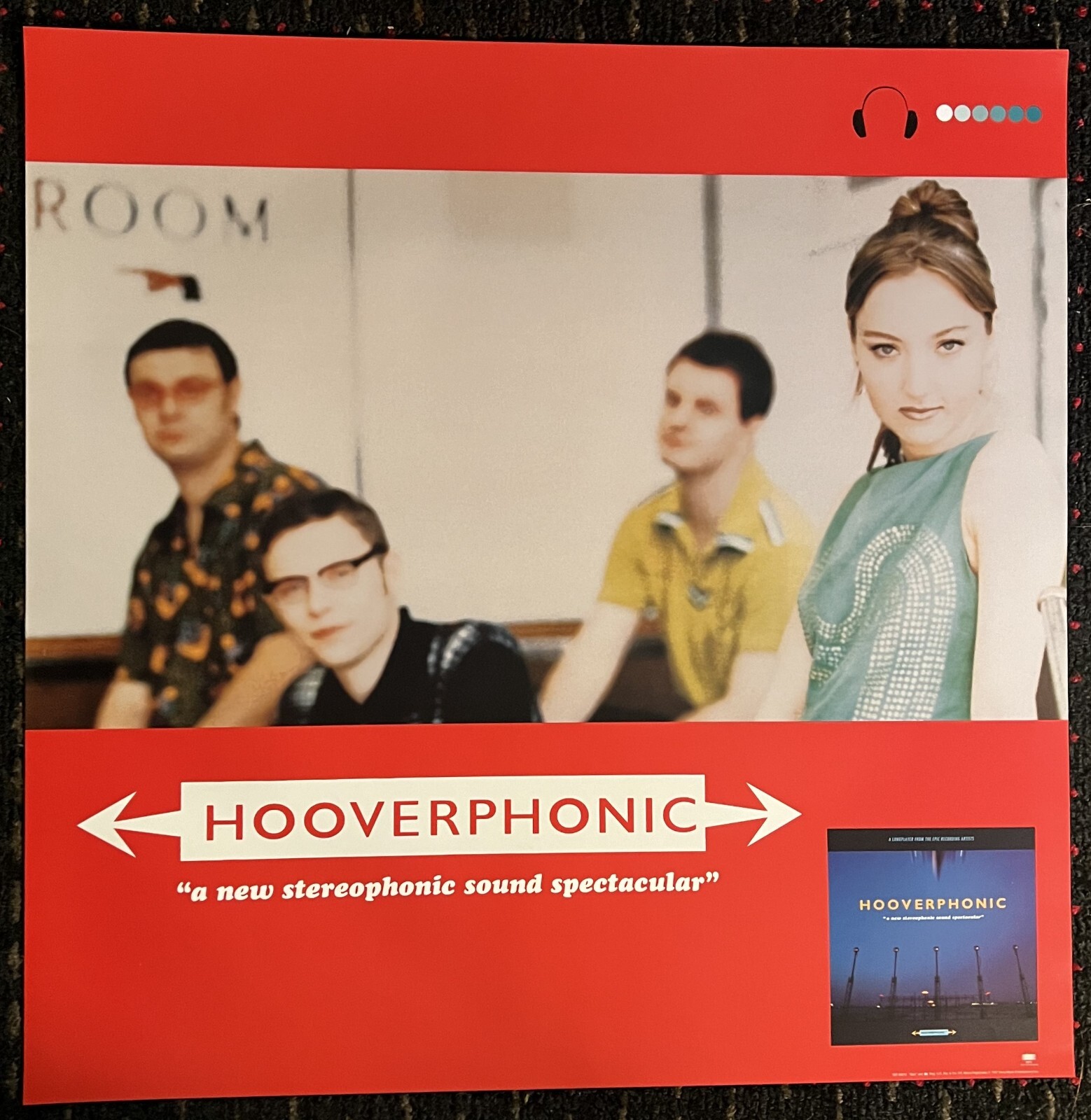 HOOVERPHONIC A New Stereophonic Sound Spectacular 24x24record store promo poster