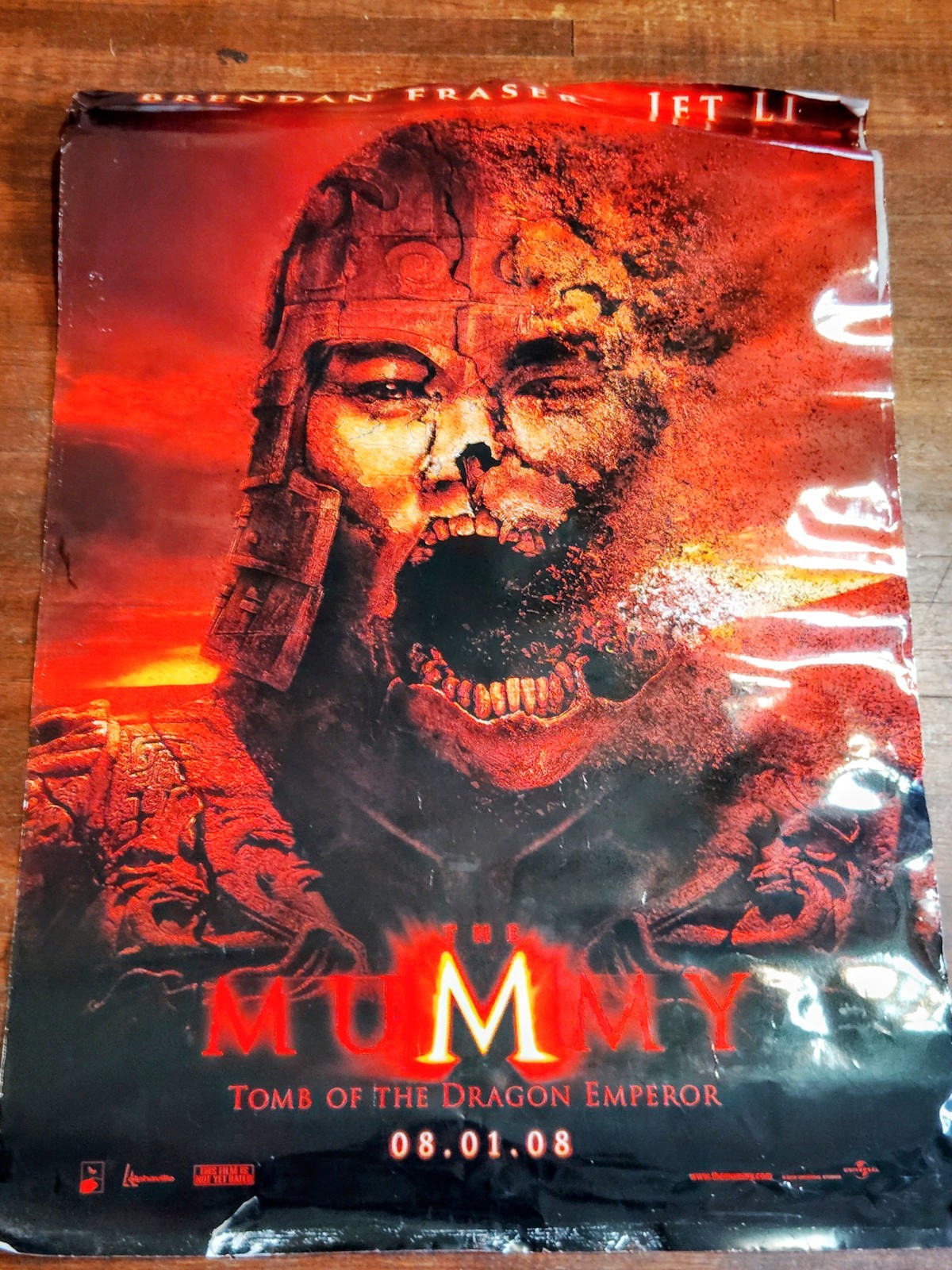 THE MUMMY TOMB OF THE DRAGON EMPEROR MOVIE POSTER 2 Sided