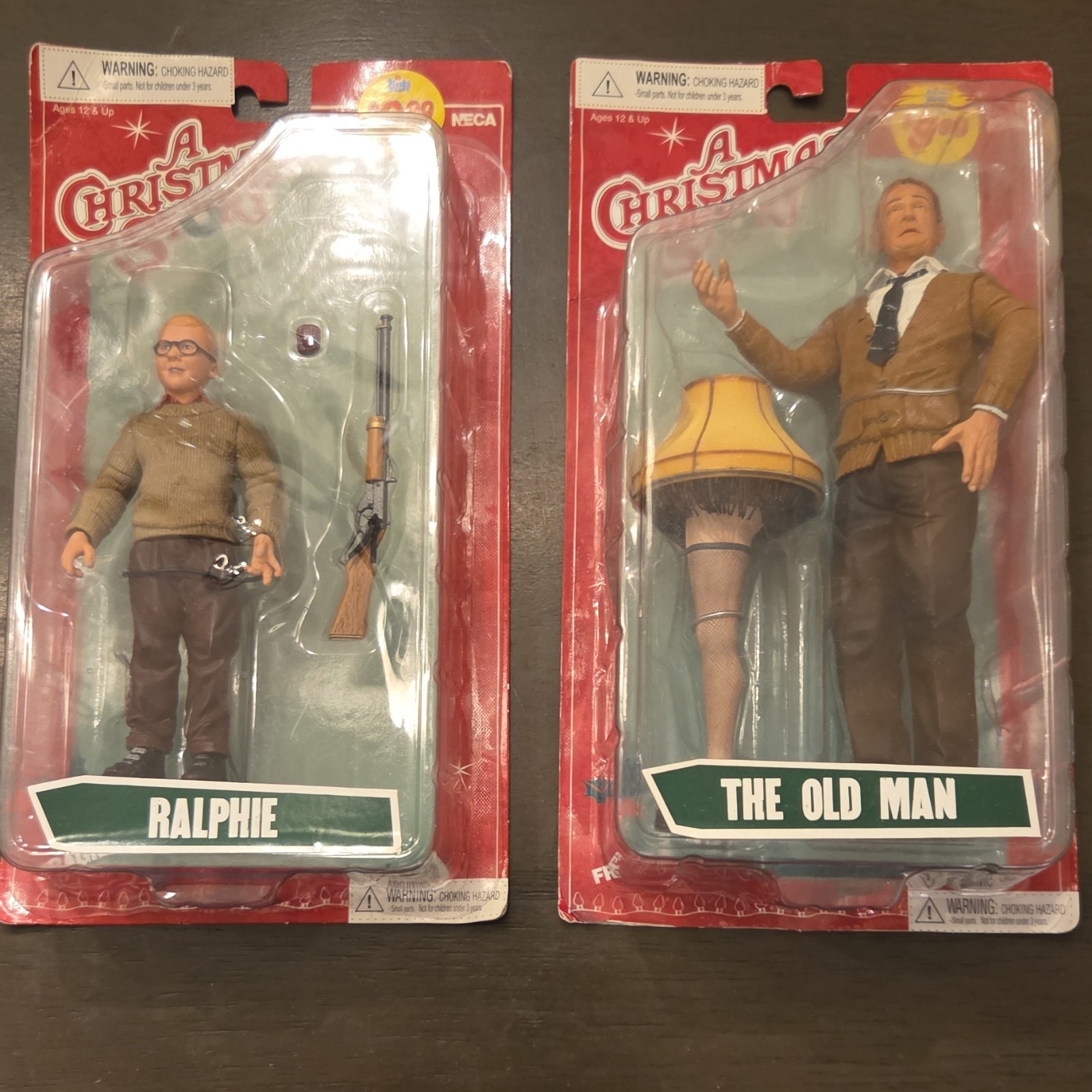 NECA A Christmas Story Ralphie & The Old Man Movie Figures