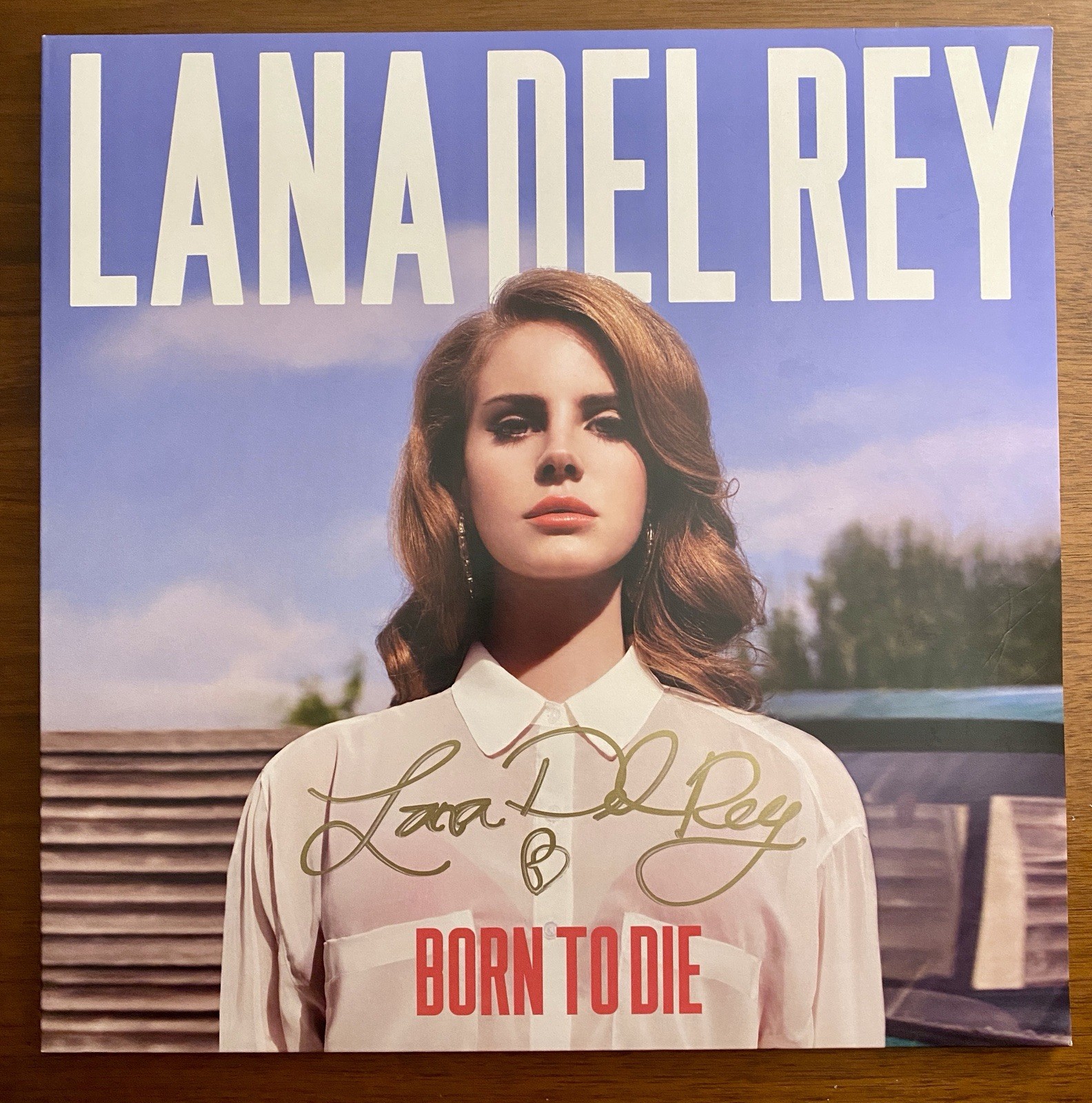 Signed Lana Del Ray Born To Die Vinyl Record LP Autographed