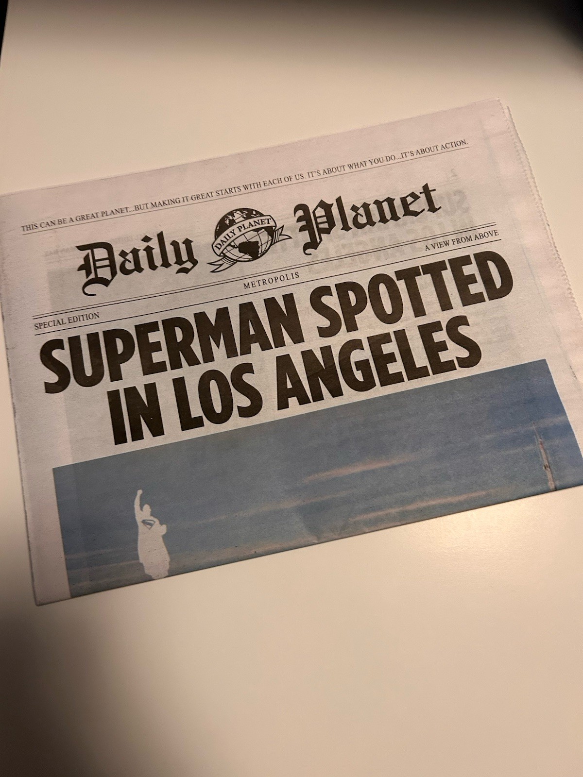 Superman Day 2026 Los Angeles Exclusive Daily Planet Newspaper