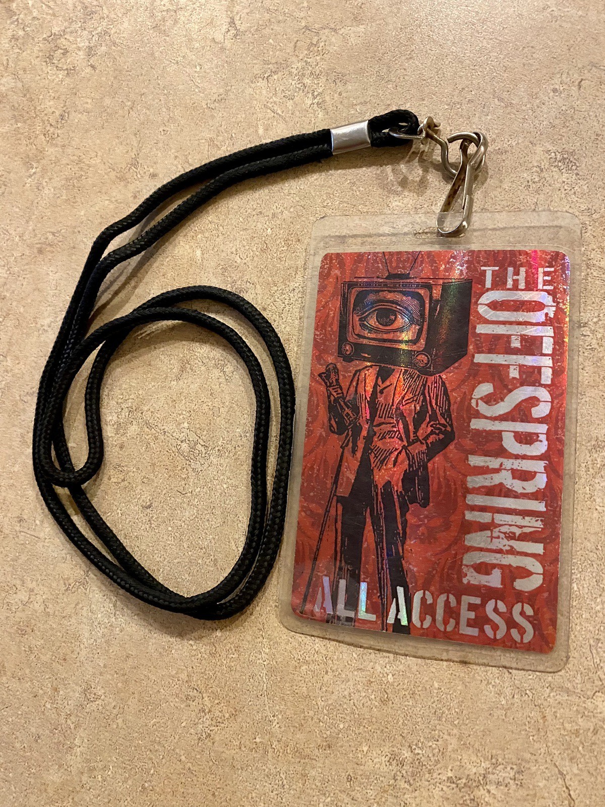 The Offspring All Access Tour Pass GREEN DAY BLINK 182 BAD RELIGION PENNYWISE