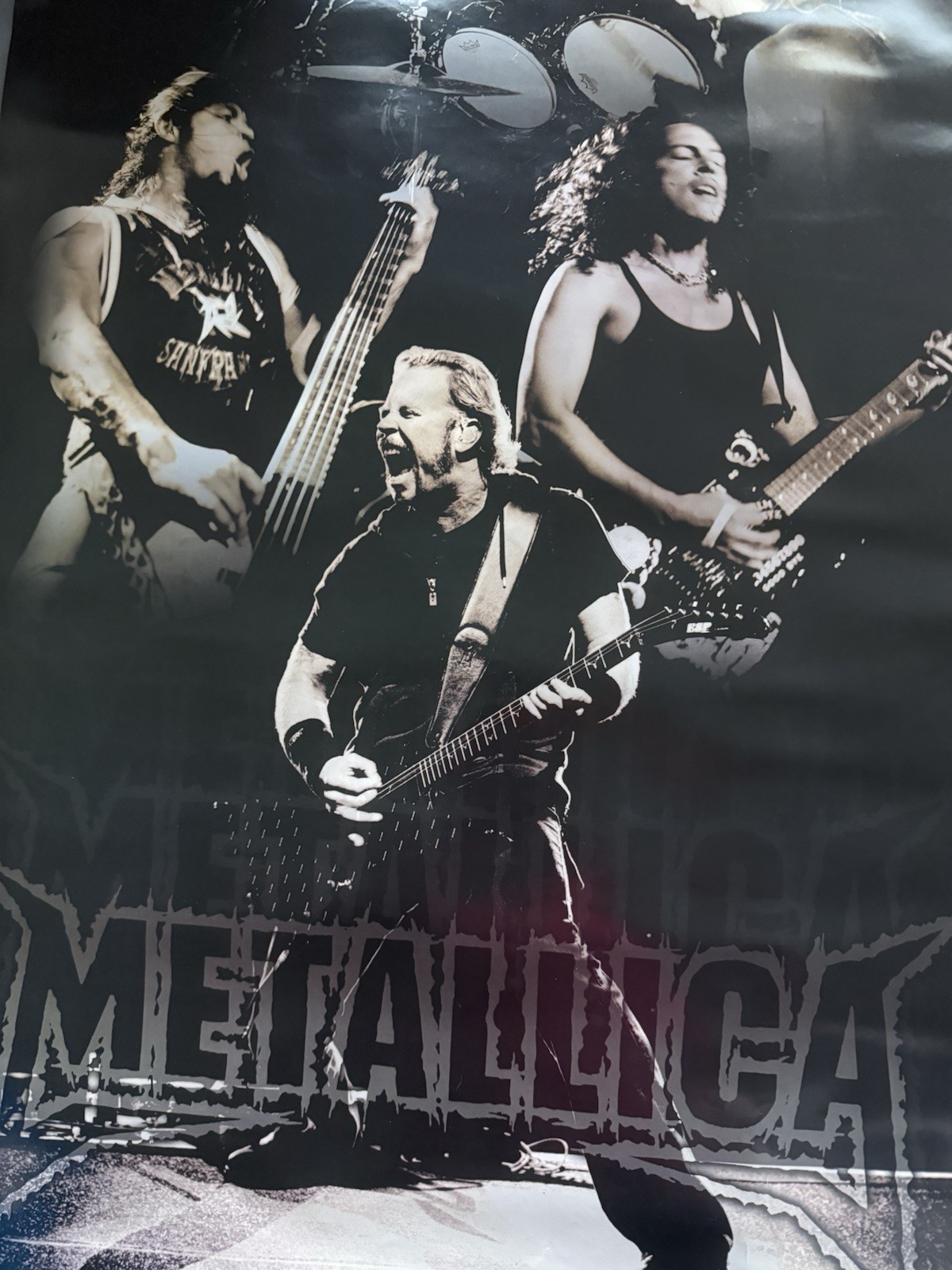 Metallica Rare 2004 Photo By Anton Carobijn Heavy Metal Music Poster 22.25 x 34.