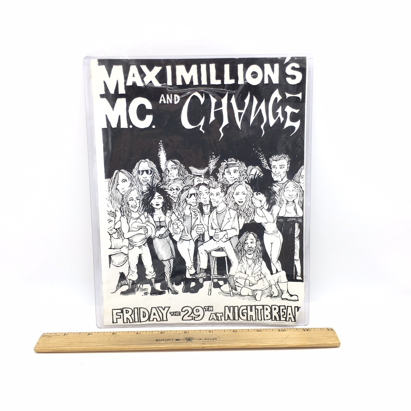 Maximillion’s M.C. And Change Promo Poster At NightBreak San Francisco