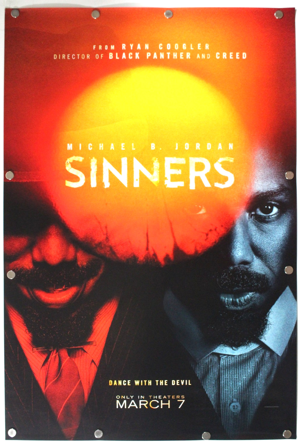Sinners 2025 Double Sided Original Movie Poster 27″ x 40″