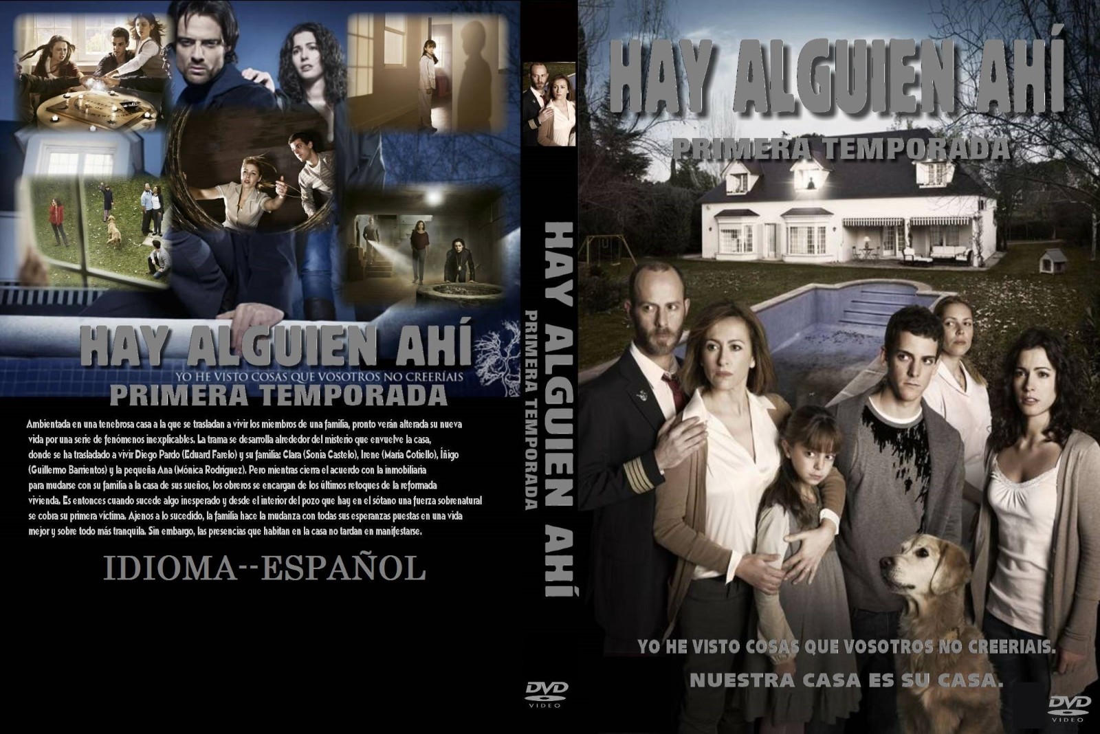 ESPAÑA SERIES, HAY ALGUIEN AHI, 1RA,2DA, 26 CAPIT/8 DVD/BOXES, 2009-10
