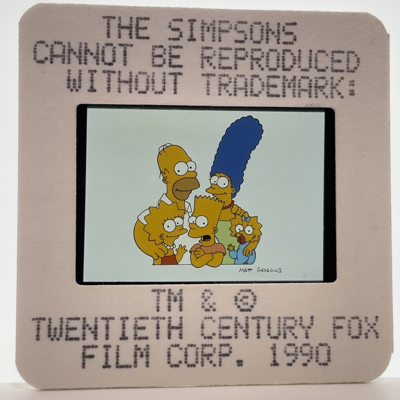 35mm Slide The Simpsons Animated Cartoon TV Series Show Vintage Publicity #8