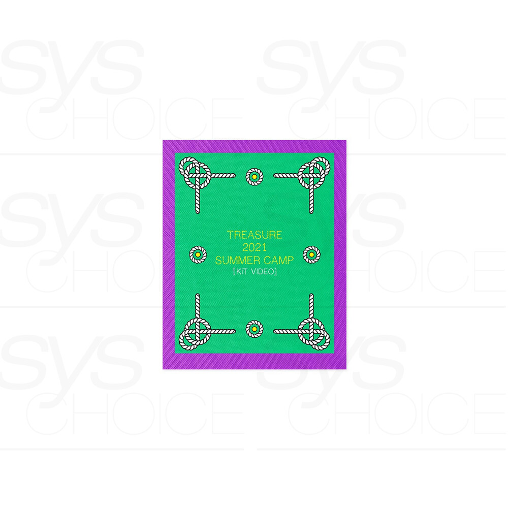 TREASURE 2021 SUMMER CAMP KiT VIDEO KIT+Minibook+Photocard+Etc+YG SELECT Gift