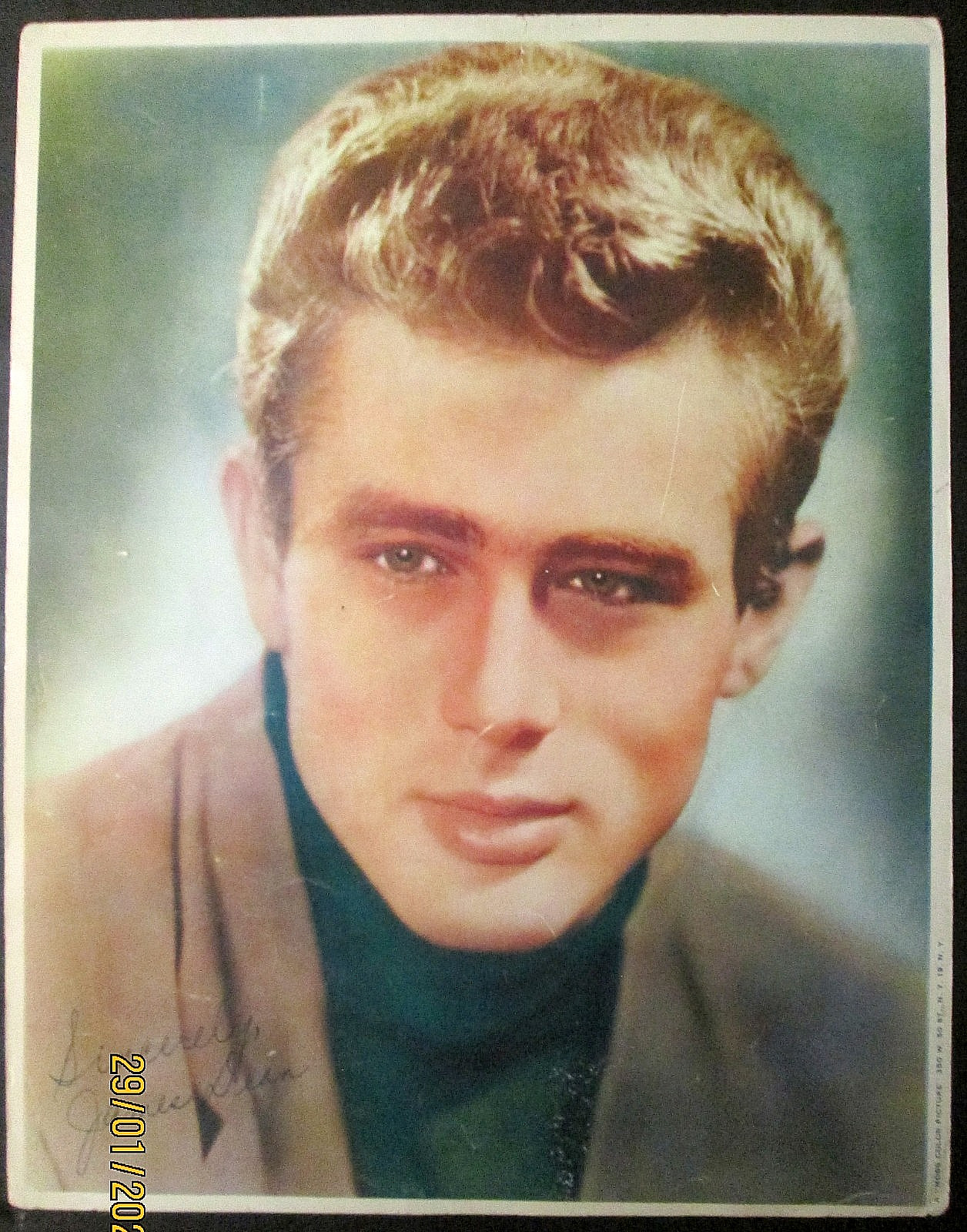 JAMES DEAN : ACTOR (REBEL WITHOUT A CAUSE) ORIG,1955 RARE PORTRAIT 11X14 PHOTO