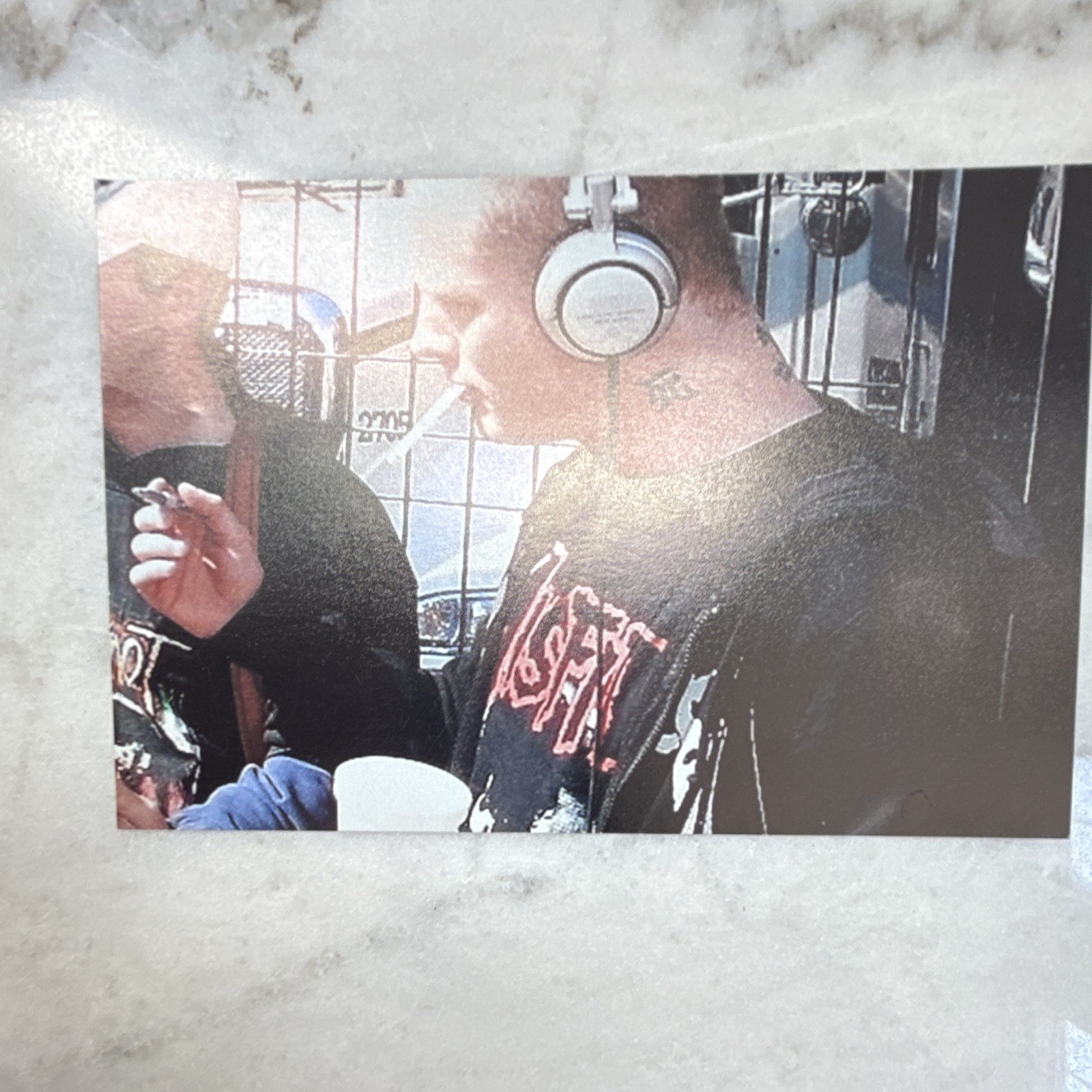 Slipknot Signed Original Live Concert Photograph Autographed in Silver