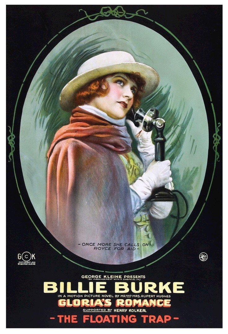 BILLIE BURKE – Gloria’s Romance – Movie Poster Image – 5 x 7 in Print