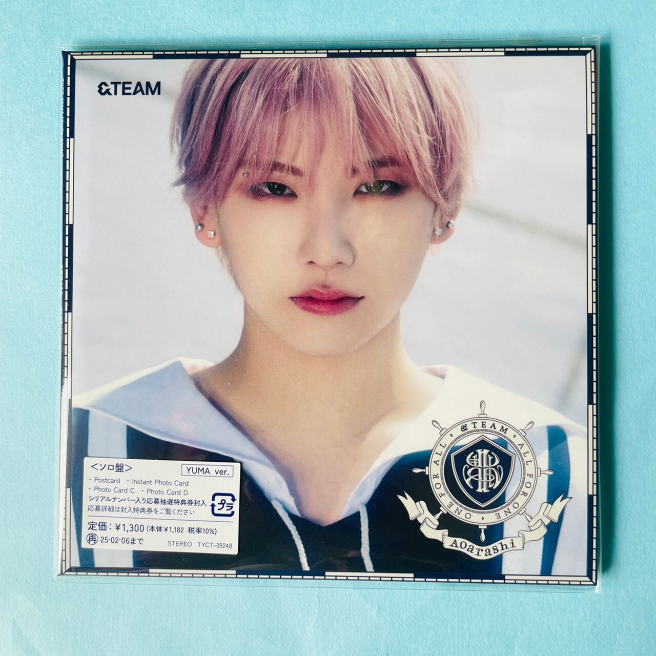 &TEAM 青嵐 Aoarashi 2nd Single CD andteam Solo Jacket Ver. Japan K-POP