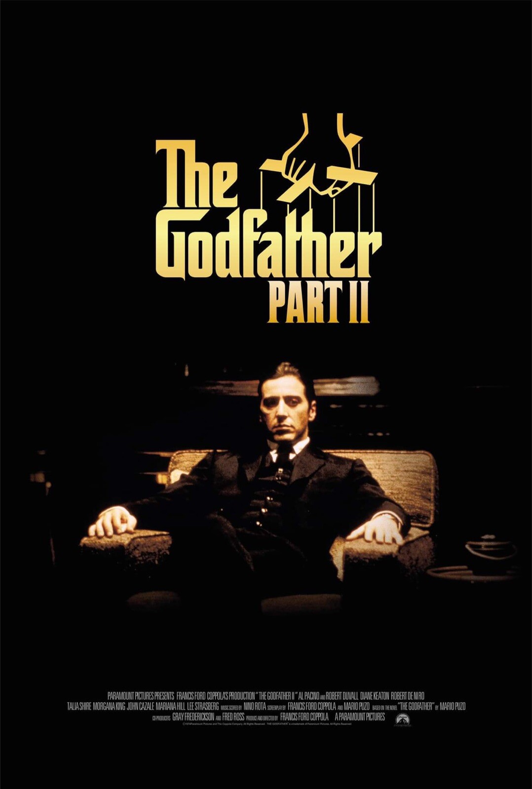 *Original* Godfather Part 2 50th Anniversary Re-release 1 Sheet 27×40 DS NM