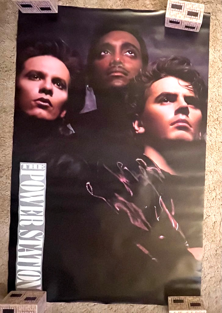 The Power Station 1985 Band Poster 22×34.5 Supergroup Rolled