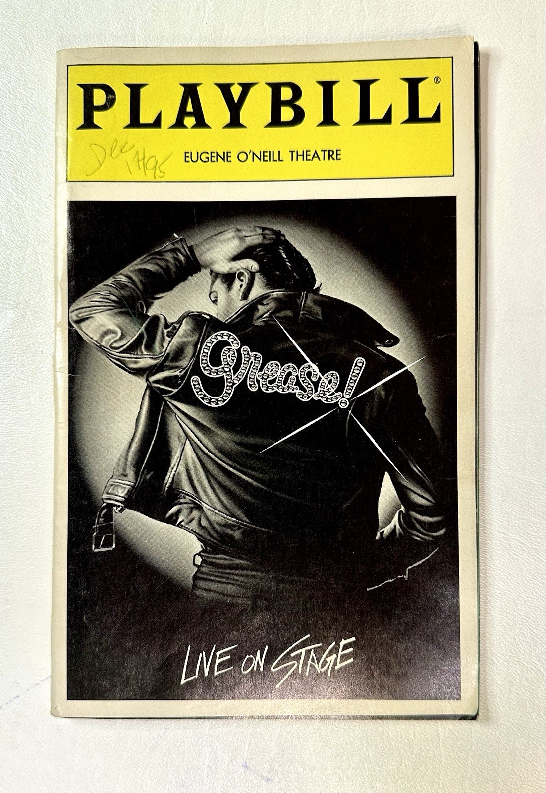Vintage Playbill – Grease – Dec 1995- Eugene O’Neill Theatre Highly Collectible!