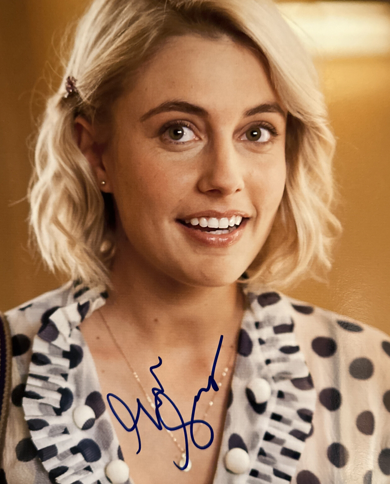 Greta Gerwig Signed Photo In Person. Barbie