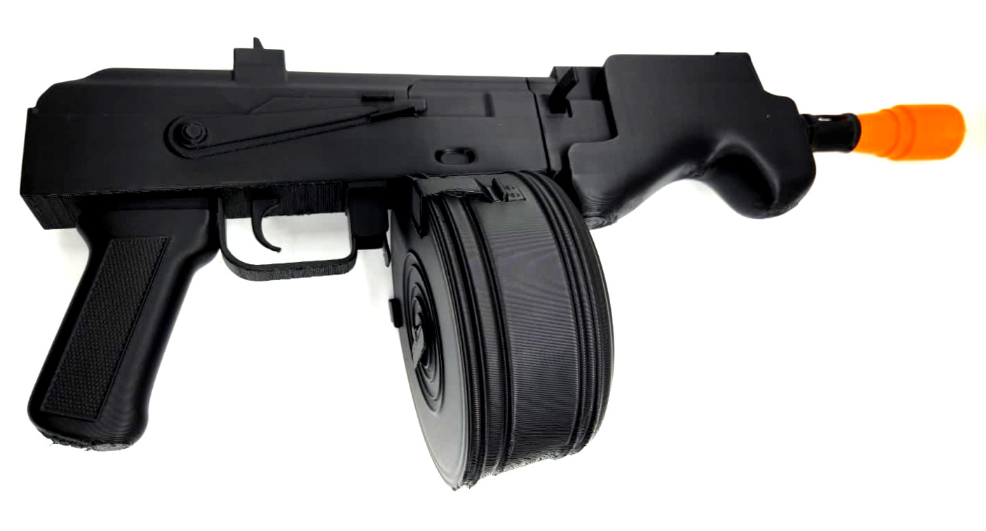 Micro Draco Prop Drum Magazine 1:1 Scale Non Firing Replica Cosplay Display