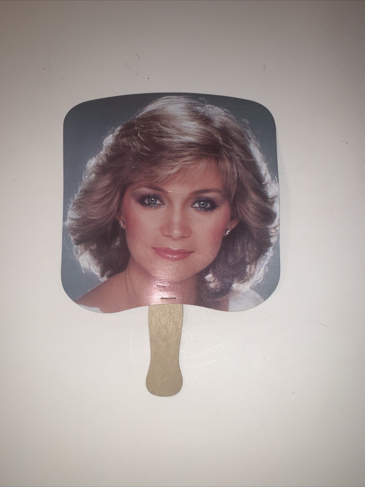 Barbara Mandrell Memorabilia Hand Fan 1980 Collectible Vintage