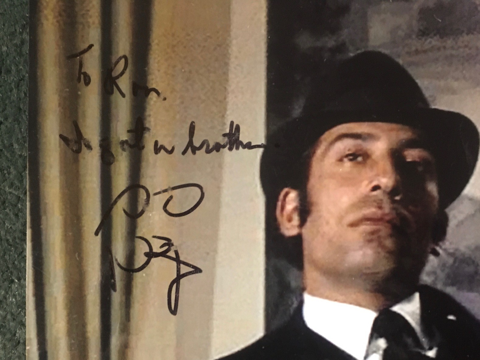 SID HAIG pointing gun! 8×10 AUTOGRAPHED PHOTO portrait! DIAMONDS ARE FOREVER!
