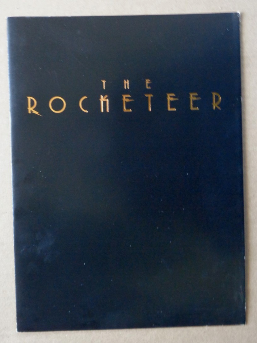 The Rocketeer 1991 Premiere Program Credit Sheet Jennifer Connelly