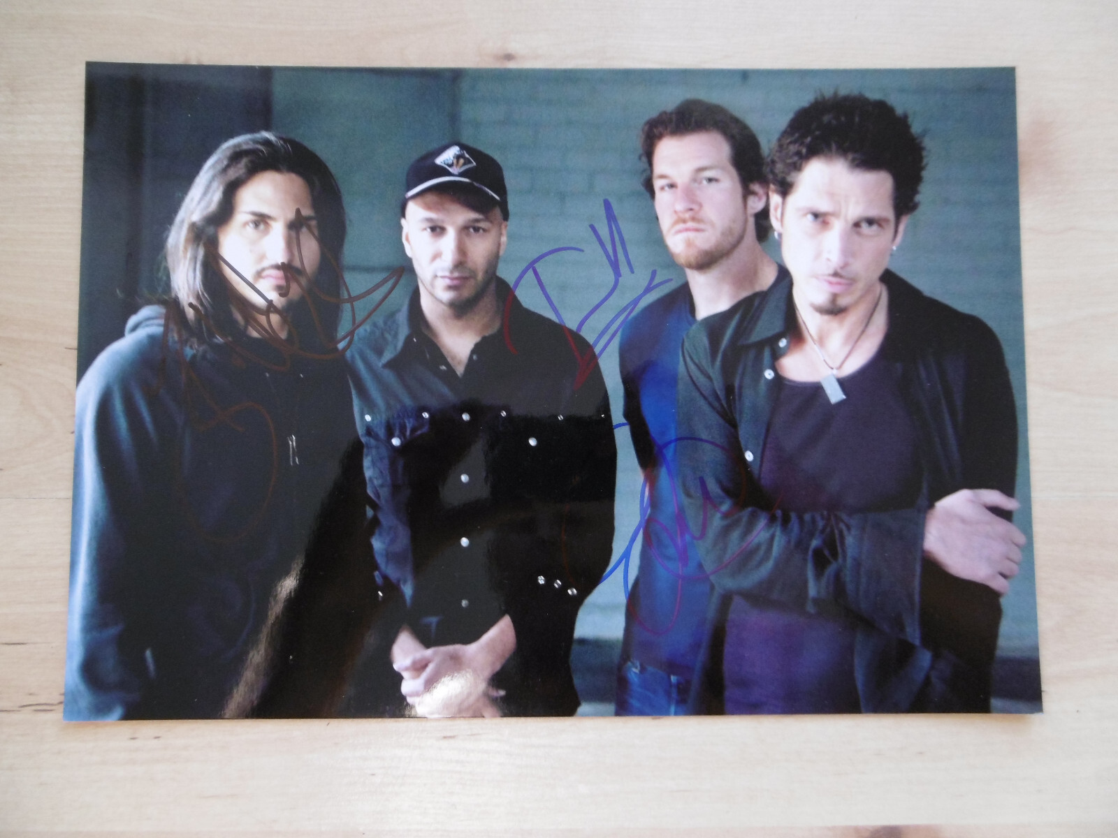 Audioslave Rage Tom Morello signed 8×12 inch photo autographs ACOA