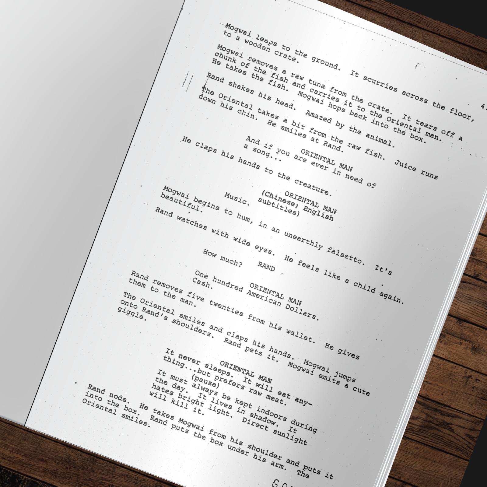 Gremlins Script 15 Signed Autograph Reprint 114 Pages | Memorabilia Collectors