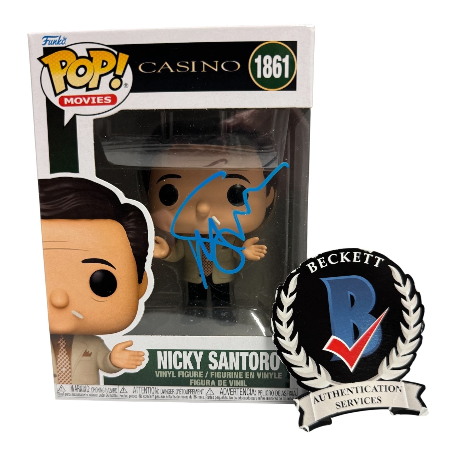 Martin Scorsese Signed Autograph Casino Funko Pop 1861 Beckett BAS Nicky Santoro