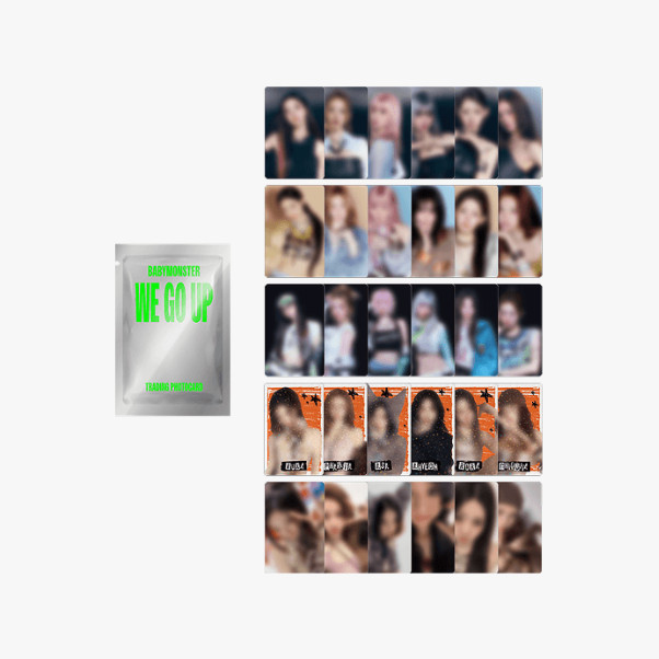Pre-order BABYMONSTER WE GO UP Official MD Trading Card / Ball Cap / Uniform etc