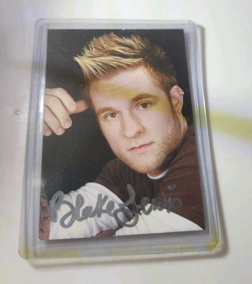 American Idol SEASON 6 FINALIST BLAKE LEWIS SIGNATURE AUTOGRAPHED CARD