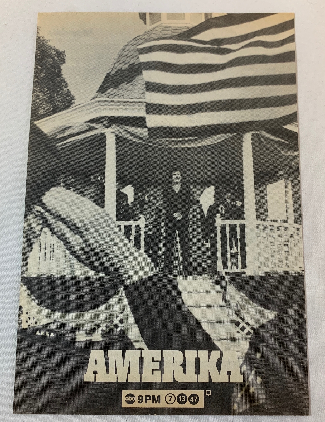 1987 ABC tv movie ad ~ AMERIKA Kris Kristofferson