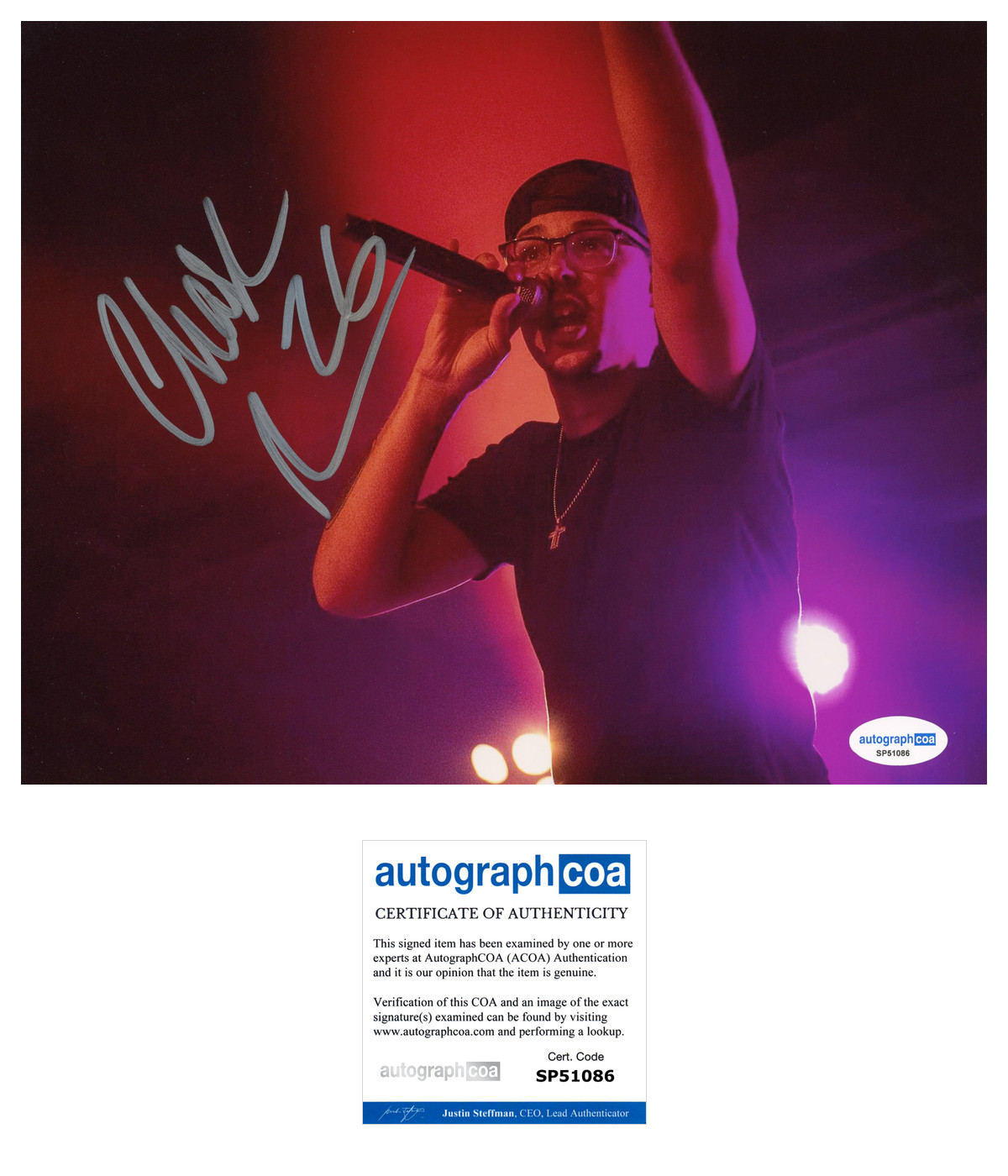 Chase Matthew ‘County Line’ Signed 8×10 Photo Country Music Star ACOA