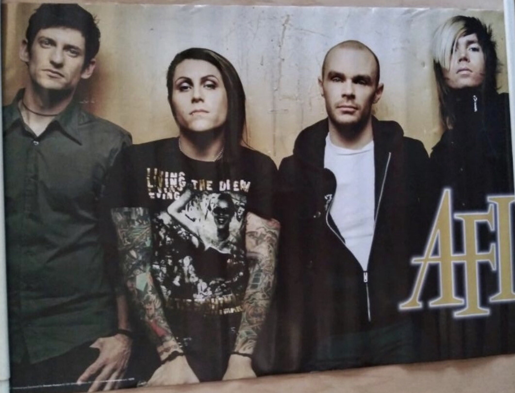 AFI – DECEMBER UNDERGOUND POSTER 34”x22” Davey Havok 2006 Scorpio Poster #1275