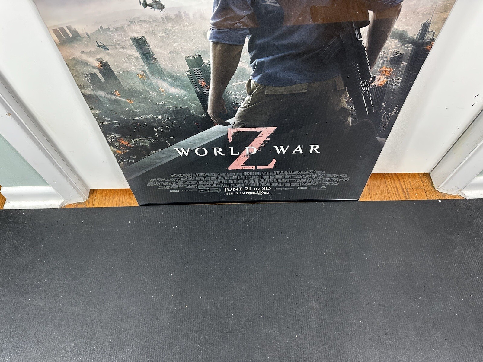 World War Z 2023 Double Sided Original Movie Poster 27” x 40” Rolled Brad Pitt