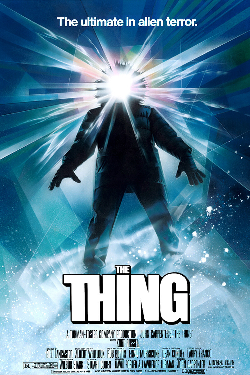 1982 The Thing Movie Poster Print Kurt Russell Alien RJ MacReady 🍿