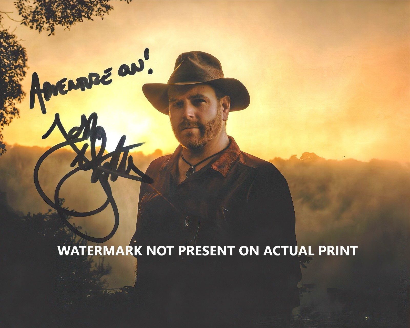 JOSH GATES SIGNED 8×10 PHOTO EXPEDITION UNKNOWN DESTINATION TRUTH TV reprint 5
