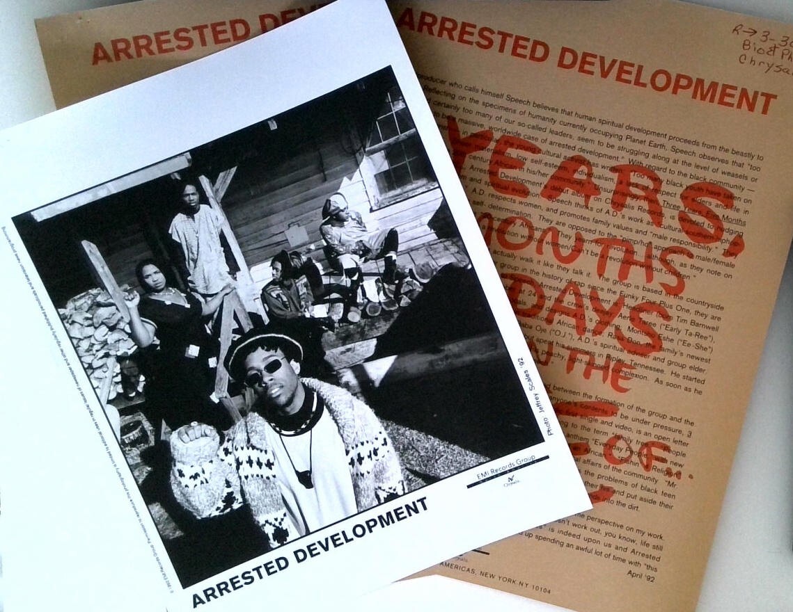 Arrested Development 1992 Photo Promo Music Press Kit – Chrysalis EMI Records