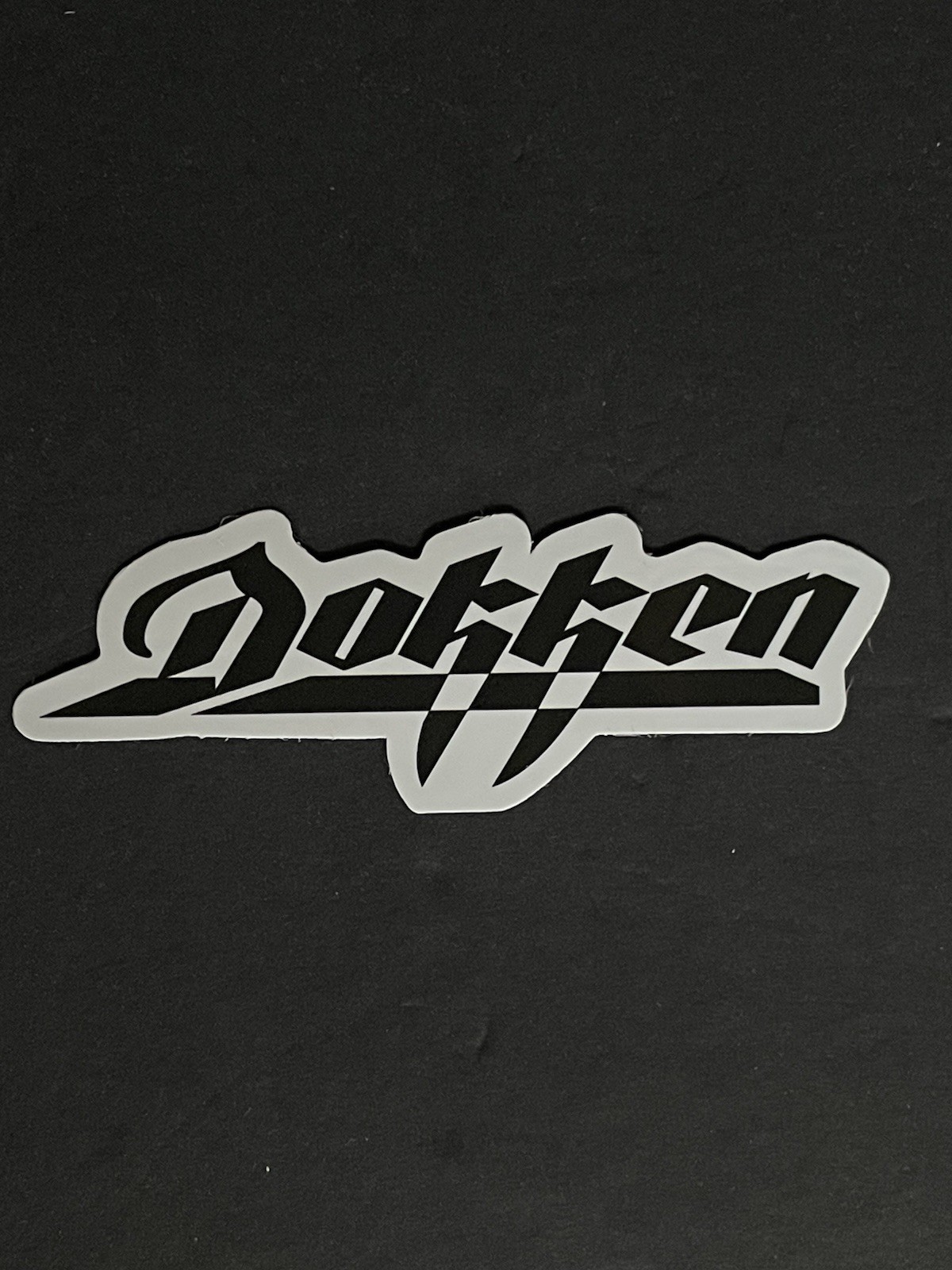 Dokken Sticker B&W Iconic 70s 80s Rock Hair Band CA LA Don George Lynch New