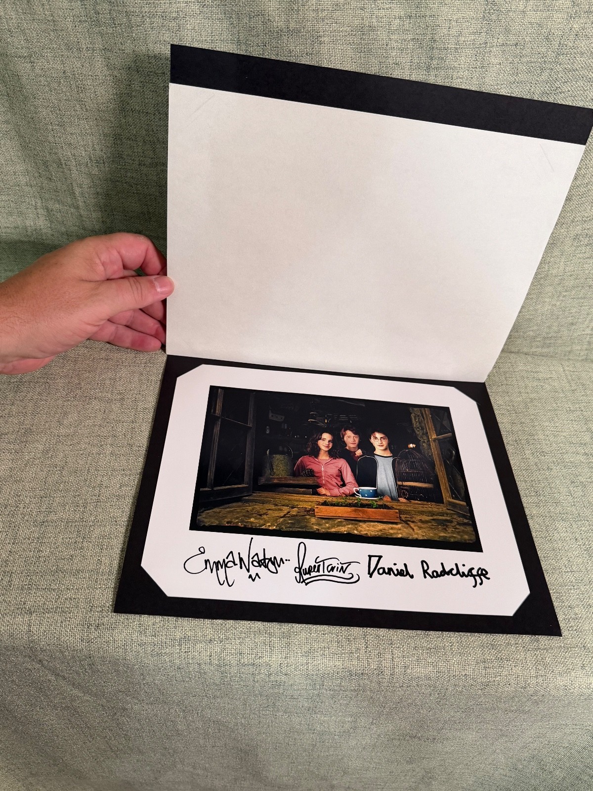 Harry Potter Auto Radcliffe Grint Watson Prisioner of Azkaban Warner Bros Photo