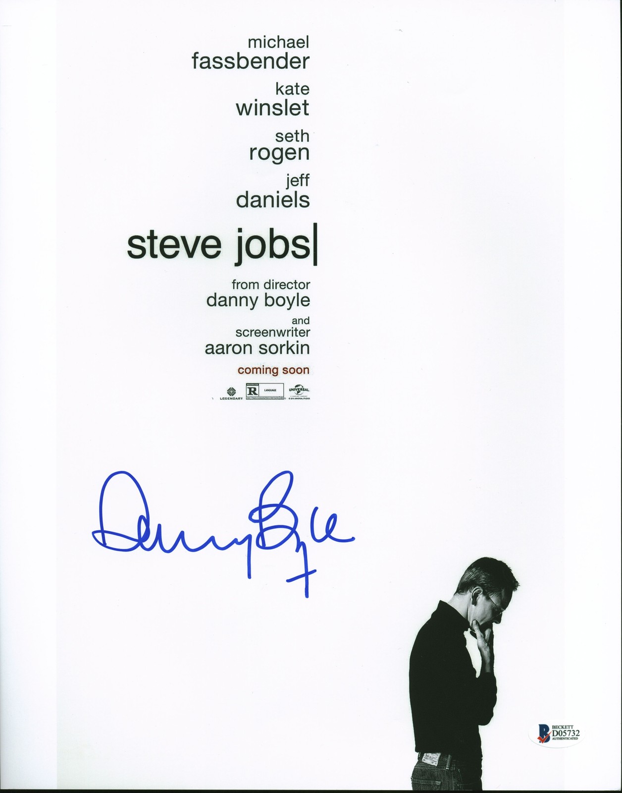Danny Boyle Steve Jobs Authentic Signed 11×14 Photo Autographed BAS #D05732