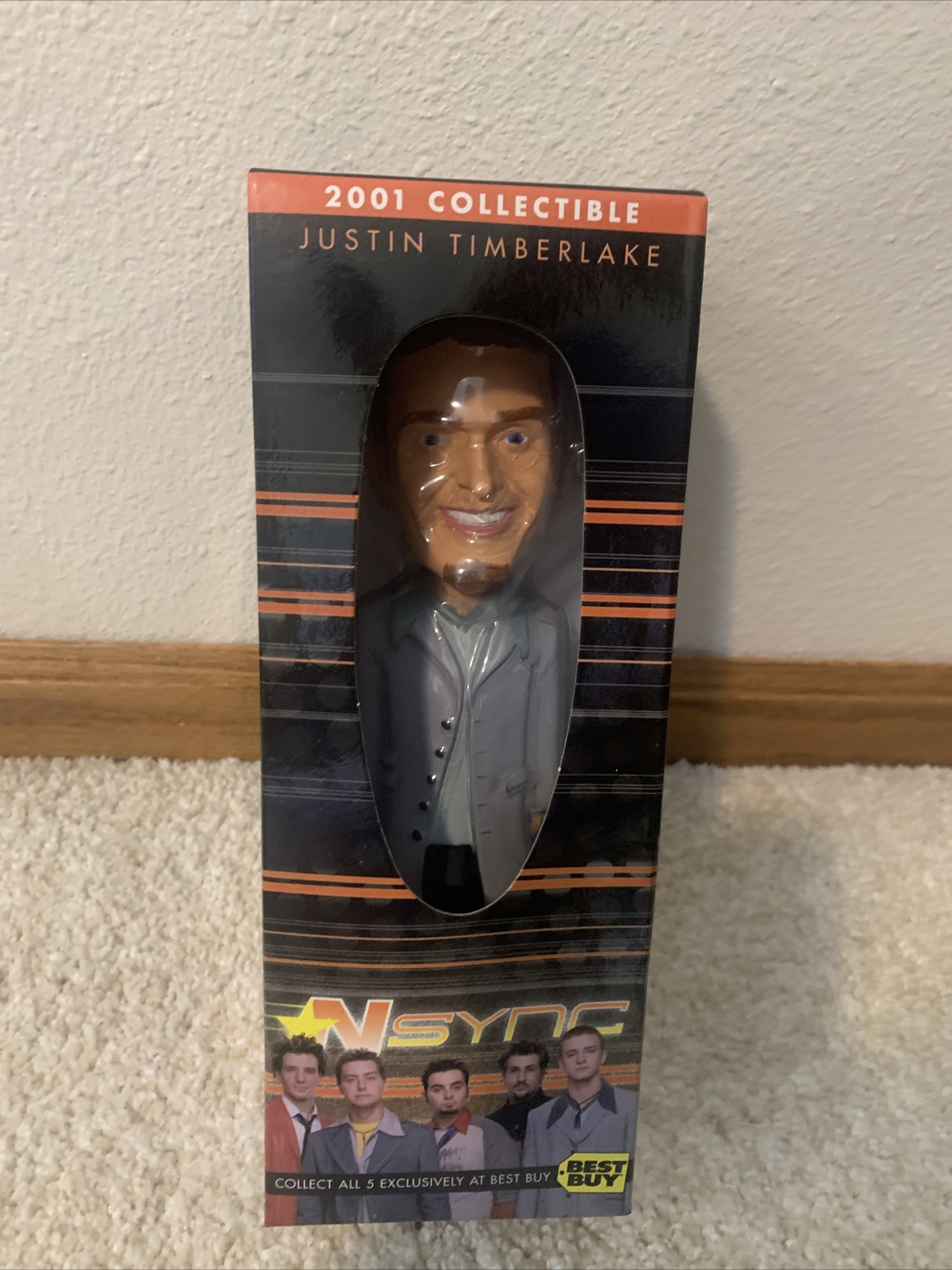 JUSTIN TIMBERLAKE – NSYNC 2001 COLLECTIBLE FIGURINE – BEST BUY FOUNDATION