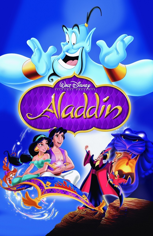 Walt Disney’s Aladdin movie poster print : 11 x 17 inches : Aladdin poster