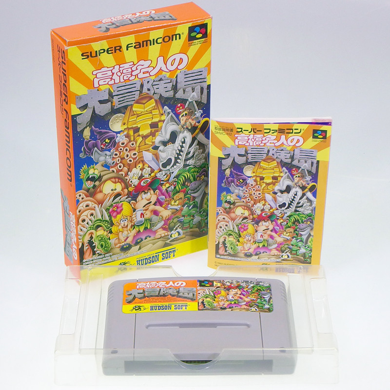 TAKAHASHI MEIJIN ADVENTURE ISLAND Nintendo SFC Super Famicom Japan Import SNES