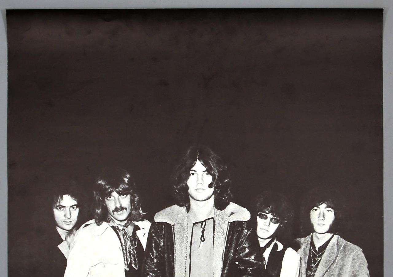 DEEP PURPLE – rare vintage original 1971 Warner-Pioneer promo poster *FIREBALL*