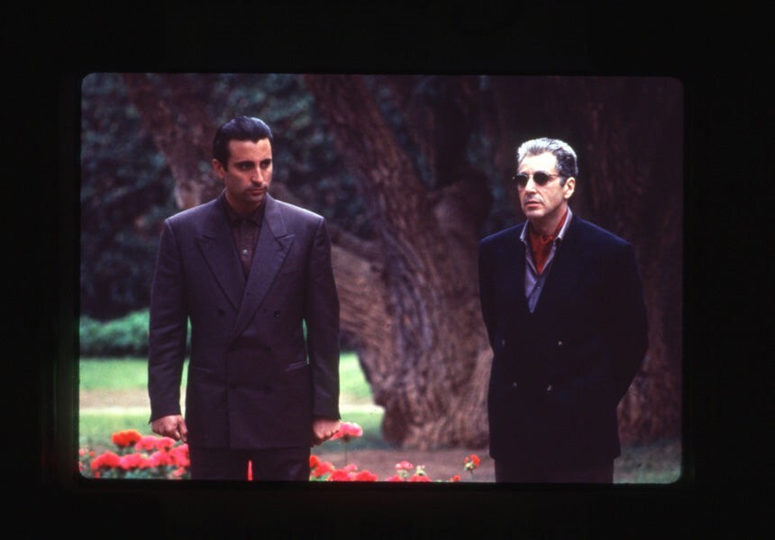 Godfather 3 Al Pacino Andy Garcia Original 35mm Transparency Stamped 1990