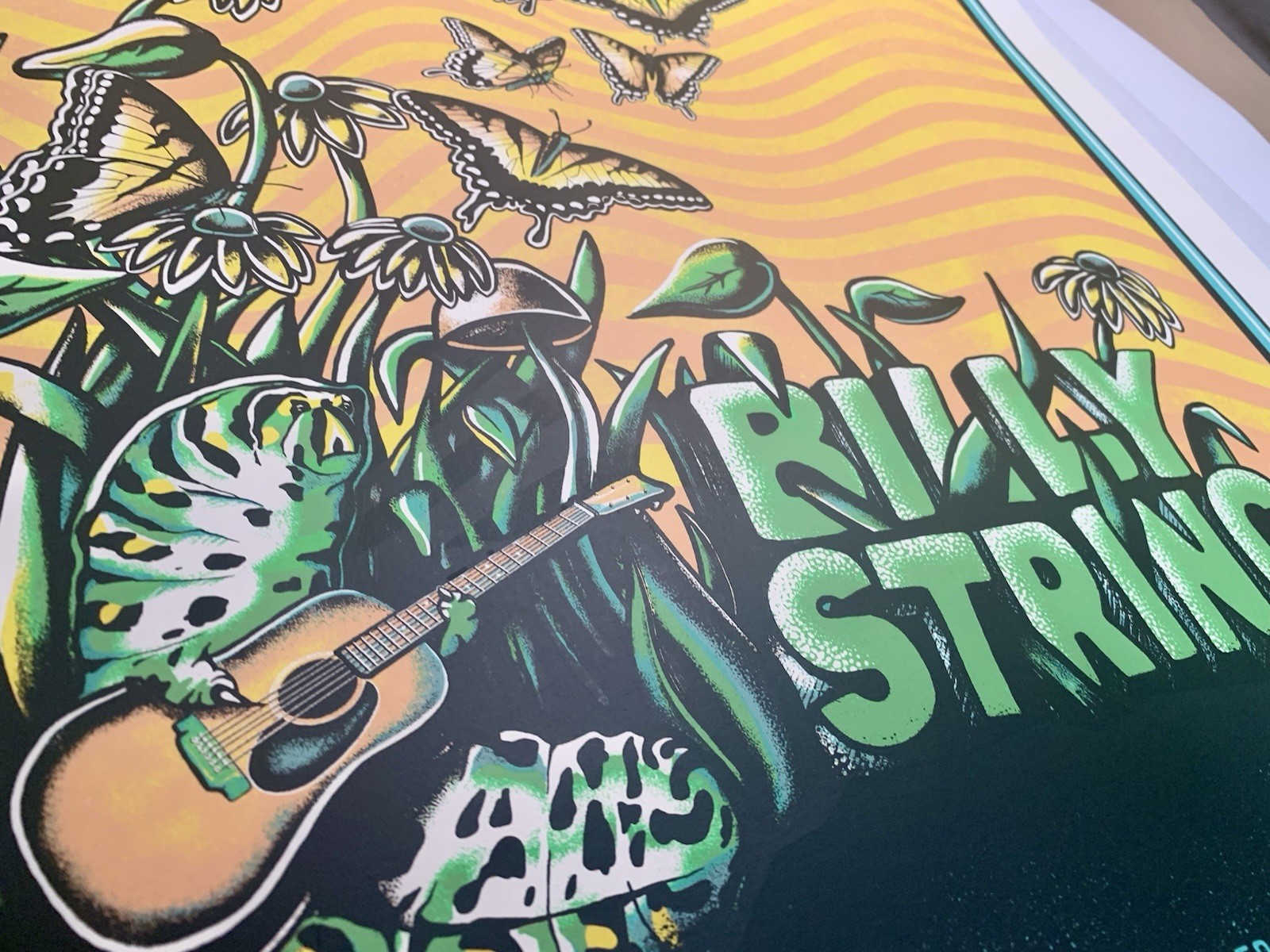 Billy Strings Poster Moorhead, MN 8/6/22 Grass Spot/Hannah Tatum RARE # 33 🔥
