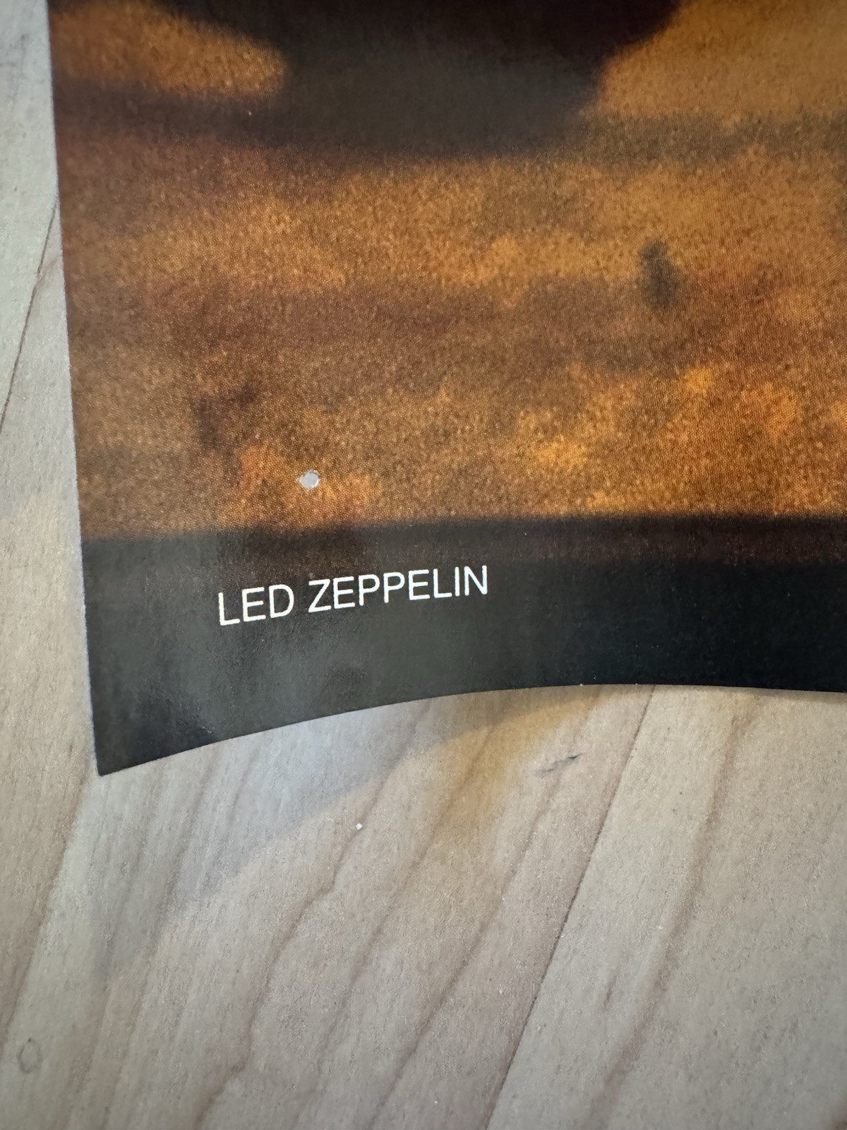 Vintage Original Led Zeppelin Group Concert Live Poster Bigfoot 32” x 22”