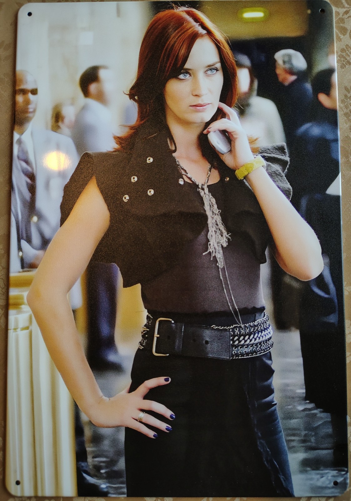 THE DEVIL WEARS PRADA Tin Sign 8×12 Decor Feat. Emily Blunt as Emily Charlton