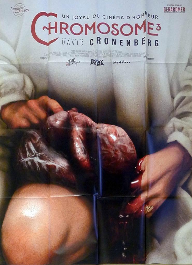 THE BROOD – CRONENBERG / REED / HORROR – REISSUE LARGE FRENCH MOVIE POSTER