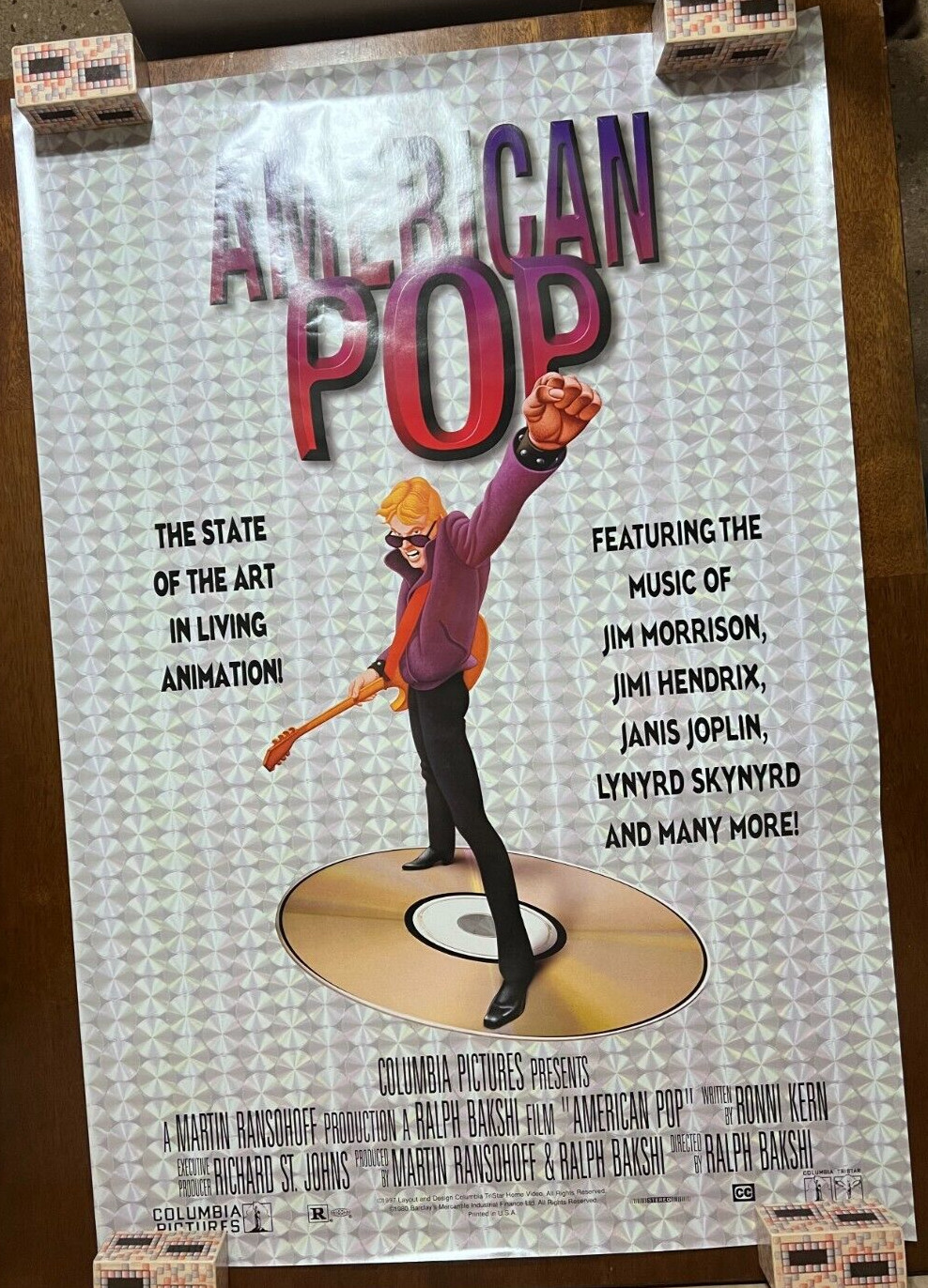 ROLLED AMERICAN POP 1981 MOVIE POSTER 27×40 MEWS SMALL RON THOMPSON