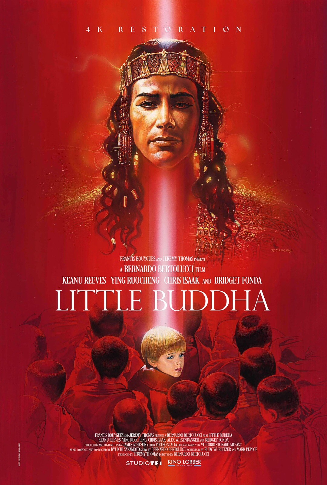 Little Buddha,1994 4K Re-Release 2025,Original,SS,OneSheet 27×40,Movie Poster,NM